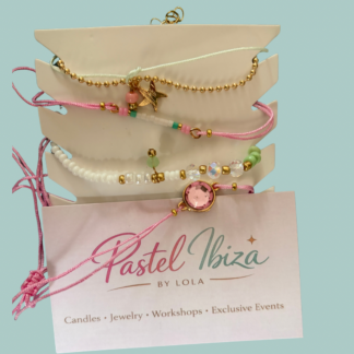 Enkelbandjes set boho Ibiza - 4 stuks